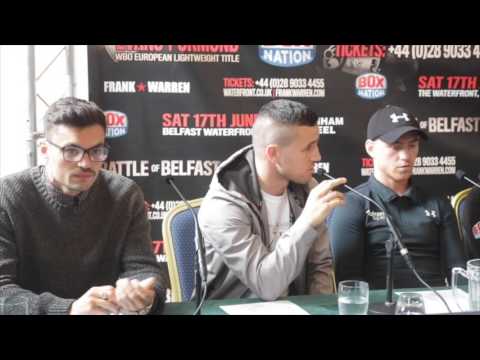 CRAIG EVANS v STEPHEN ORMOND - PADDY BARNES v SILVIO OLTEANU - OFFICIAL BELFAST PRESS CONFERENCE