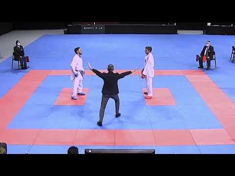 Brezocnik jan (SVN) vs Felpin Salgado Giovani (BRA) Male Kumite 84+ KG Bronze Medal Karate 1
