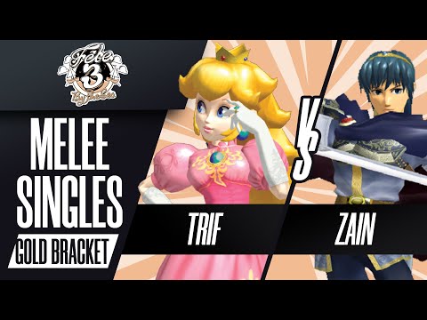 Trif (Peach) vs Zain (Marth) - Melee Singles Top 8 Qualifiers Winners Quarters - Fête 3: By the Sea
