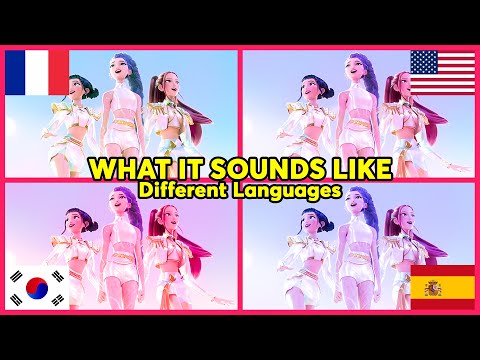 The Song 'Golden' & 'What It Sounds Like' in Different Languages ~ Guess The Song KPOP DEMON HUNTERS