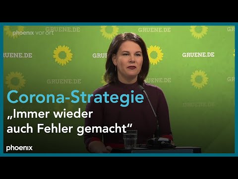 Pressekonferenz mit Annalena Baerbock zur aktuellen Corona-Lage am 25.01.21