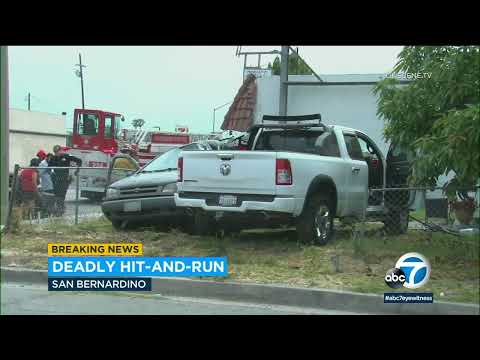 1 killed in deadly wrong-way hit-and-run crash in San Bernardino