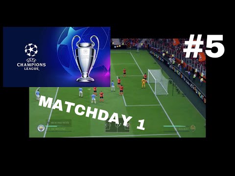 MATCHDAY ONE OF THE CHAMPIONS LEAUGE | Man City Career Mode Episode 4