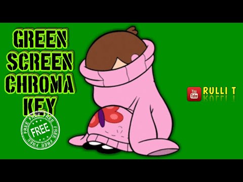 Green Screen HD [1080p] - HIDING GIRL IN SWEATER animation 🔊 sound