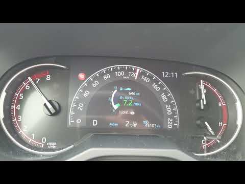 Kickdown with CVT transmission. Vollgas mit CVT Getriebe. Toyota RAV4 2022 175 hp / 175 PS