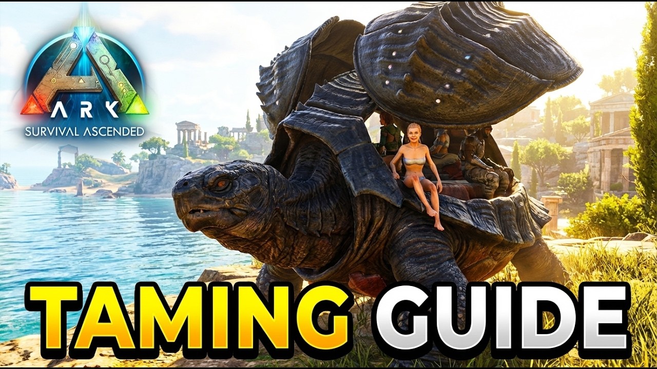 ARK Astraeos: BEST Black Pearl Farm? Grand Tortugar Taming & Showcase