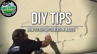 DIY TIPS - How to repair cracks in walls | TAOutdoors
