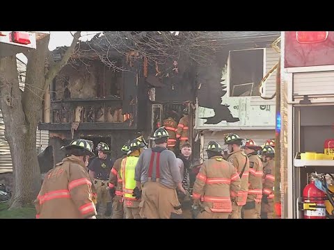 Black smoke emitted from house fire in Cheektowaga