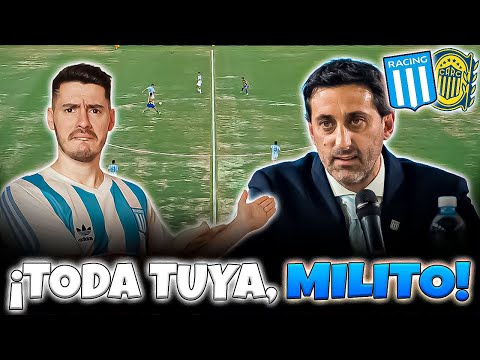 RACING vs ROSARIO CENTRAL (1-2) TODA TUYA MILITO, HACETE CARGO