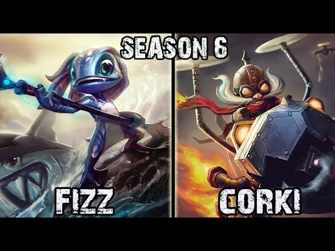 SKT T1 Faker Fizz vs Corki MID Ranked Challenger Korea