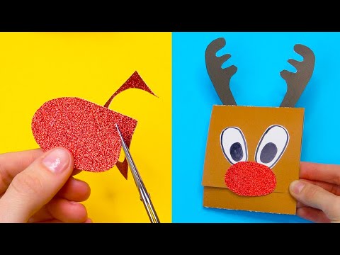 DIY paper crafts Paper toys Christmas crafts deer