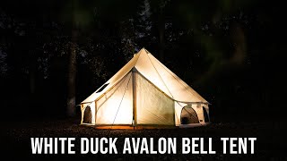 Set-Up and Review of the White Duck Avalon Bell Tent | 16.5' Canvas Tent