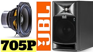 Video thumbnail for JBL 705P NEWEST 5" Bi Amplified Master Reference Monitor FULL SPECS & PICS by Stereo Specs