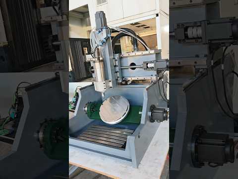 Is this the mini 5-axis CNC machine you need?#cnc #cncmachine #diy #cncmachinist #5axis