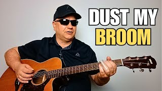 Dust My Broom Blues Guitar Lesson - Elmore James -Open D Slide