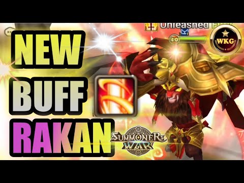 G2 PLAYER TRY NEW BUFF RAKAN - Summoners War