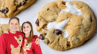 SMORES COOKIES | ooey, gooey, cookie recipe