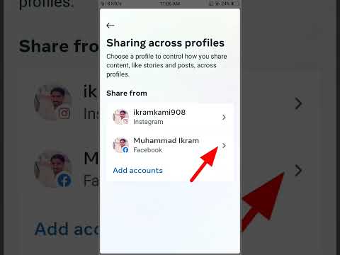 How to Share Facebook Post and Story on Instagram Automatically #shorts  #trending #youtubeshorts