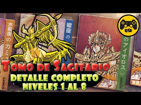 TOMO DE SAGITARIO 1 AL 8 🎮 GUÍA LEYENDA DE CABALLERO SAINT SEIYA 🎮