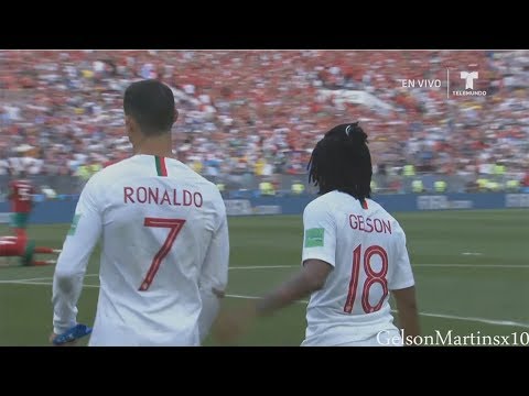 Gelson Martins vs Morocco (20-6-2018) World Cup 2018 Group Stage