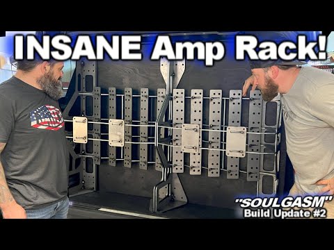 Insane Steel Plate Amp Rack for Gately Audio "Soulgasm" Laser Cut & Welded 50,000 watts! (update 2)