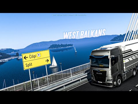 ETS2 West Balkans DLC: Winding Mountain Road - Croatia to Kosovo