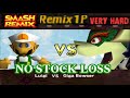 Smash Remix Classic Mode Remix 1P Gameplay With Luigi VERY HARD No Stock Loss
