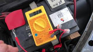 How to test car alternator with a multimeter Ford Focus DIY