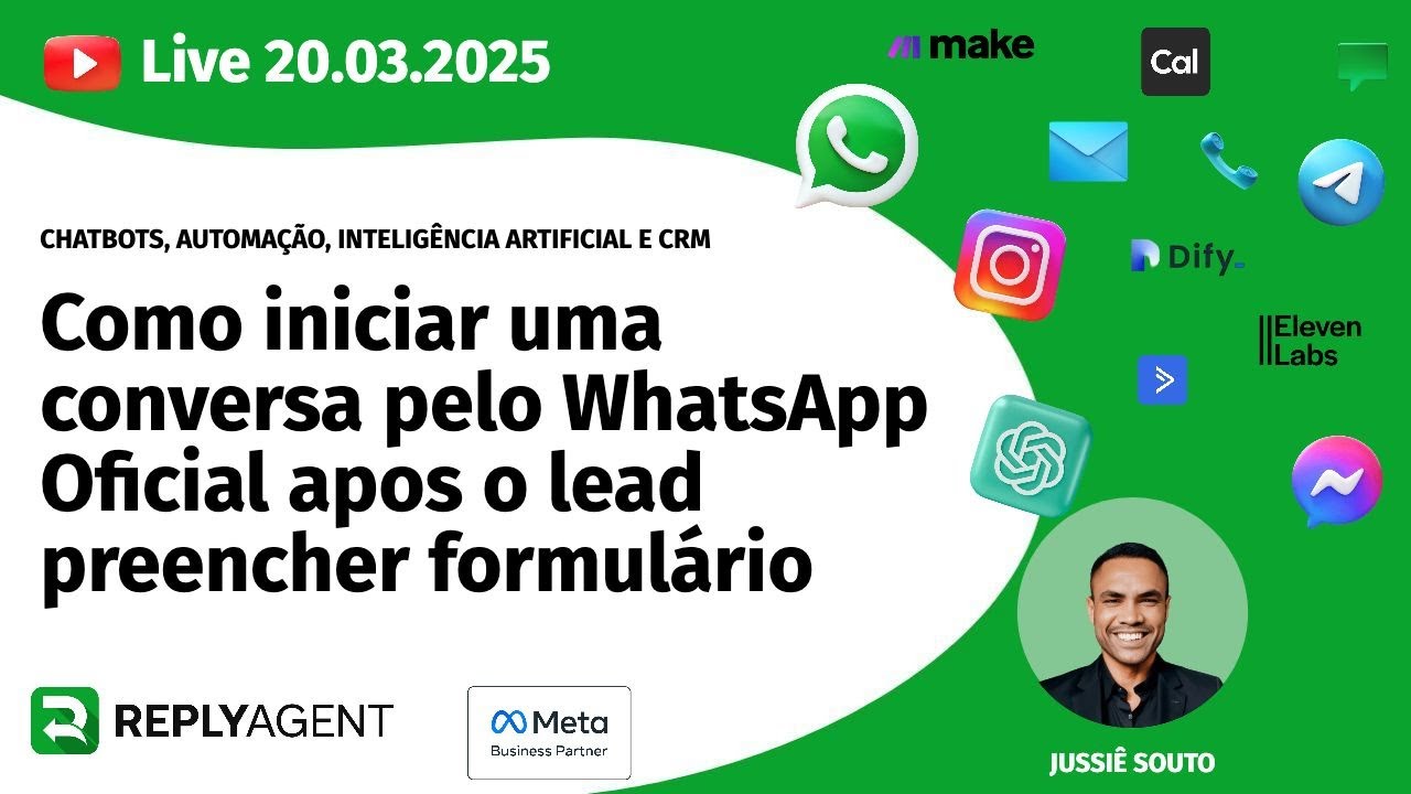 Como iniciar uma conversa pelo WhatsApp Oficial após o lead preencher formulário