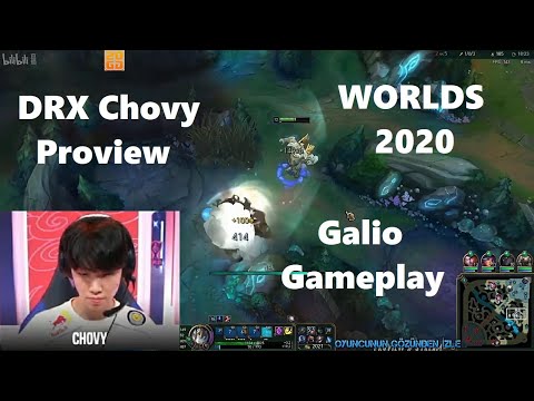 Worlds 2020 Proview DRX Chovy Galio Gameplay POV DRX vs FLY