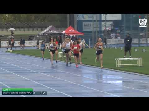 Girls U13 800m Timed Final 1: 2021 Commonwealth Bank State Track and Field Championships // LAVicTV