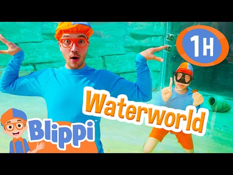 Blippi Explores A Water Park! | Blippi Treasure Hunt | Educational Videos for Kids