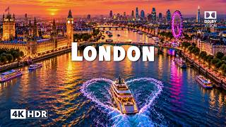 LONDON 🇬🇧 Drone 4K/60fps | Deep House Chill & Timeless Royal Elegance