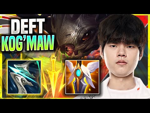 DEFT DESTROYING WITH KOG'MAW! - HLE Deft Plays Kog'maw ADC vs Seraphine! | Season 11