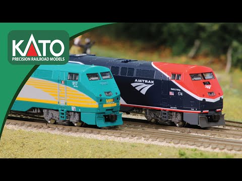 Amtrak Phase VII and VIA RAIL P42 Locomotives! + Look at ACU Samples (KATO New Arrivals)