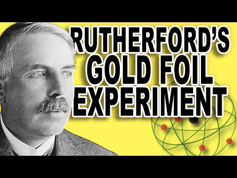 Rutherford's atom  and the Gold Foil Experiment