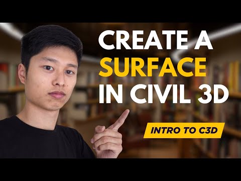 Create A Surface In Civil 3D | Introduction To Civil 3D