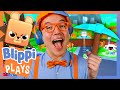 I Play Dig To The Earth S Core On Roblox ️ Blippi Plays Roblox