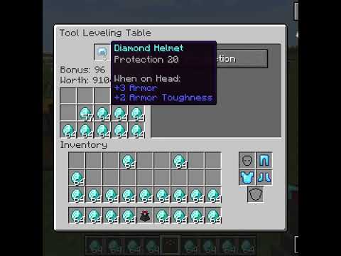 How To Enchantments At Lvl 20 Diamond Armor Set