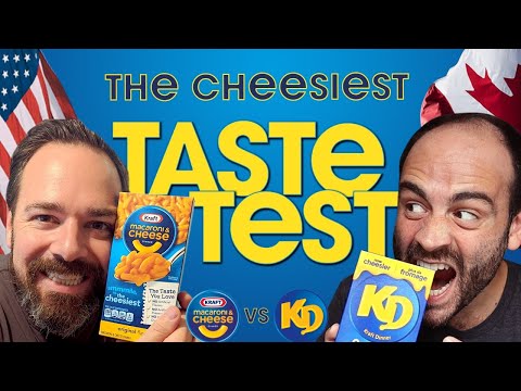 American vs. Canadian MAC and CHEESE (Kraft Dinner)...They're different!