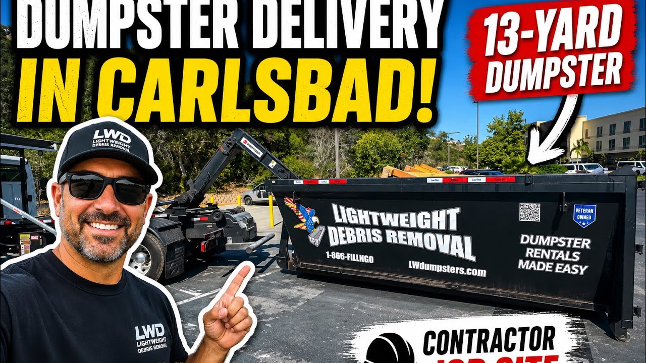 Lightweight Debris Removal driveway-safe delivery in North County San Diego