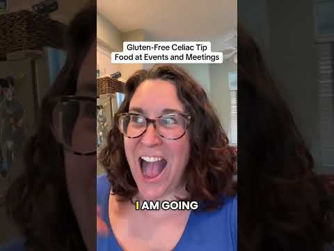 Going to a meeting and worried about gluten free food options here is my tip for celiac safe food