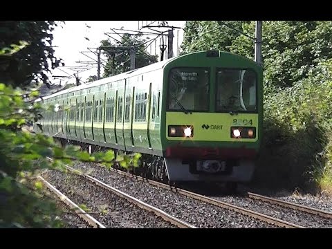 IE 8500 Class Dart Train number 8604 - Merrion Crossing, Dublin