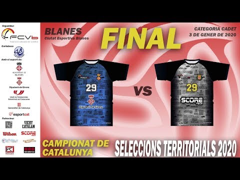 CCSSTT 2020 FINAL MASCULINA CADET CAT 4 DIPUTACIO GIRONA - CAT 1 SCORE