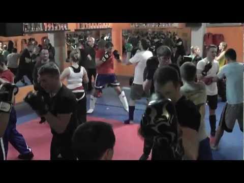 2013-02-04 Drills im Boxen - Kampfschule Sugambrer Fightclub Würzburg Franken