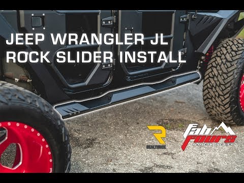 Jeep Wrangler JL Step By Step Rock Slider Installation