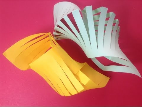 「七夕飾り」折り紙"Tanabata decoration"origami