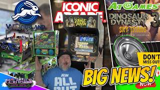 Iconic Arcade Double Dragon Prototype, AtGames SSF Restock & Dinosaur Dynasty 3, Wonderland TMNT!