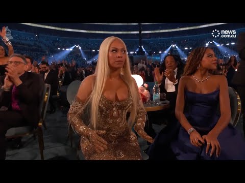 Beyonce's hilarious reaction to winning a GRAMMY
