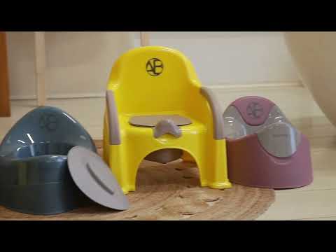 Миниатюра изображения товара Детский горшок Amarobaby Fort с крышкой / AB221102F/04 (желтый)